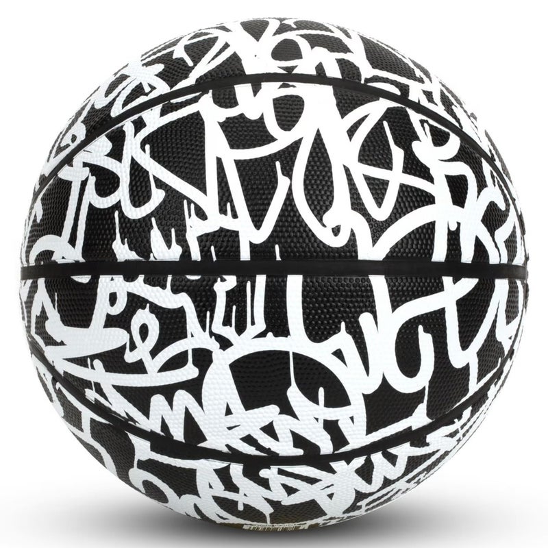AND1 Chaos Rubber Basketball: Game Ready, Office Regulation Size (29.5â€) Streetball, Made for Indoor/Outdoor Basketball Games- Graffiti Series - Image 2